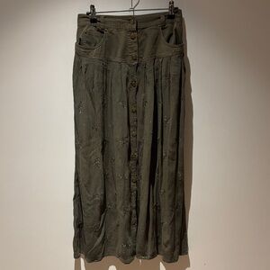 Vintage Hong Kong Skirt | Cottagecore Meets Safari Chic